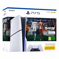 Sony PS5 Laufwerk - EA Sports FC 26 Bundle 1 To Wifi Noir, Blanc - Vue supplémentaire 3