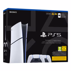 Sony Playstation 5 Slim Digital 825 Go Wifi Noir, Blanc - Vue supplémentaire 3