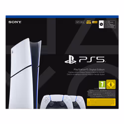 Sony Playstation 5 Slim Digital 825 Go Wifi Noir, Blanc - Vue supplémentaire 4