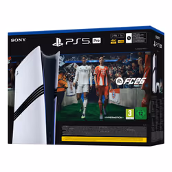 Sony PlayStation 5 Pro + EA Sports FC 26 Bundle 2 To Wifi Noir, Blanc - Vue supplémentaire 4