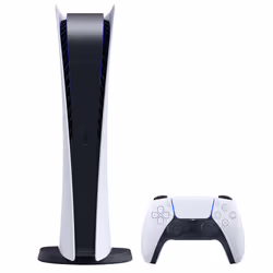 Sony PlayStation 5 Digital Edition, PlayStation 5, Noir, Blanc, 16000 Mo, GDDR6, AMD, AMD Ryzen Zen 2