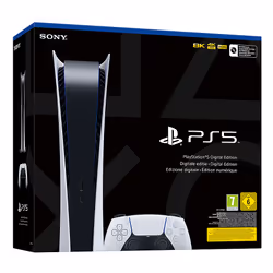 Sony PlayStation 5 Numérique, PlayStation 5, Noir, Blanc, 16000 Mo, GDDR6, AMD, AMD Ryzen Zen 2