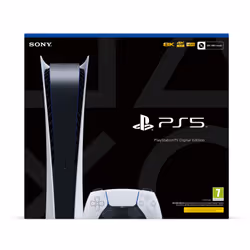 Sony PlayStation 5 Digital Edition C Chassis 825 Go Wifi Noir, Blanc - Vue supplémentaire 2