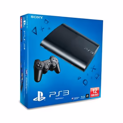 Sony PS3 12GB, PlayStation 3, Noir, 256 Mo, XDR, IBM Cell Broadband Engine, RSX