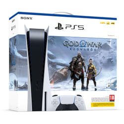 Sony PlayStation 5 + God of War Ragnarök 825 Go Wifi Noir, Blanc