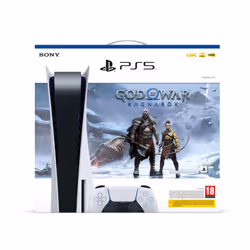 Sony PlayStation 5 + God of War Ragnarök 825 Go Wifi Noir, Blanc