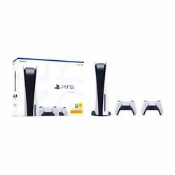 Sony PlayStation 5 - Bundle 2 Controller Wireless DualSense, PlayStation 5, Noir, Blanc, 16000 Mo, GDDR6, AMD, AMD Ryzen Zen  ...