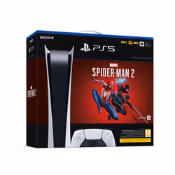 Sony Pack console Playstation 5 Numérique + Marvel’s Spider-Man 2