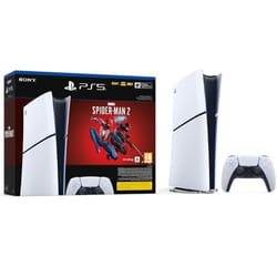 Sony PlayStation 5 Slim + Spider-Man 2 Digital 1,02 To Wifi Noir, Blanc