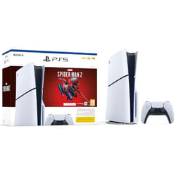 Sony PlayStation 5 Slim + Spider-Man 2 Standard 1,02 To Wifi Noir, Blanc