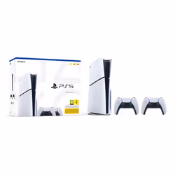 Sony Playstation 5 Slim, PlayStation 5, Noir, Blanc, 16384 Mo, GDDR6, 448 Go/s, AMD