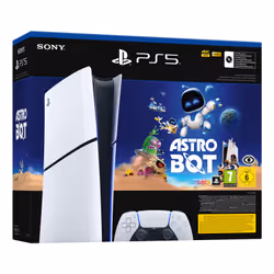 Sony PlayStation 5 Digital Edition Slim Astro Bot 1 To Wifi Noir, Blanc