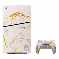Sony Pack console PlayStation 5 - Gold Édition limitée Ghost of Yōtei (modèle - slim)