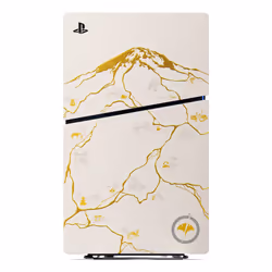 Sony PlayStation 5 Slim Pack Ghost of Yōtei Gold Édition Limitée 1 To Noir/Blanc - Vue supplémentaire 4