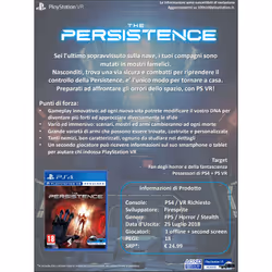 Sony The Persistence Standard Anglais PlayStation 4