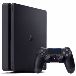 Sony PS4 Slim 500GB, PlayStation 4, Noir, 8192 Mo, GDDR5, AMD Jaguar, AMD Radeon