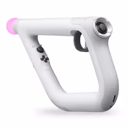 Sony VR aim, Arme à feu, PlayStation 4, Croix directionnelle, Analogique/Numérique, Sans fil, Gris, Blanc