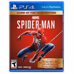 Sony Marvel's Spider-Man Game of the Year Edition, PlayStation 4, T (Teen)