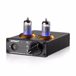AIYIMA T3 Tube MM préamplificateur Phono préampli HiFi avec Gain préampli Audio stéréo pour Platine Vinyle Phono AudiophileTo ...
