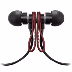 Meters Music Meters M-Ears, Avec fil, Appels/Musique, Casque, Rouge