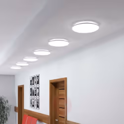 Le Plafonnier LED Rond 18W vous permettra d'habiller et éclairer votre pièce !Caractéristiques du Plafonnier LED Rond 18W Cré ...