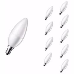 Créez une toute nouvelle ambiance chez vous grâce à notre Ampoule LED E14 6W 220V C37 180° Dimmable (Pack de 10)Caractéristiq ...