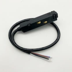 Connecteur Linéaire pour Rail Magnétique 48V 4 fils NOIR - SILAM