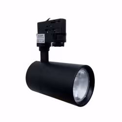 Le Spot LED sur Rail 30W 80° Compact Triphasé NOIR, est parfait pour profiter d'un système d'éclairage adaptable à vos rails  ...