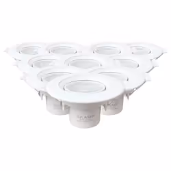 Découvrez notre pack de 10 Spots LED Encastrables Orientables Ronds Blancs 8W, des produits polyvalents qui vous permettent d ...