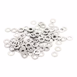 Rondelle plate - SOURCING MAP - M3 - Acier Inoxydable 304 - Lot de 100 - Résistante à la corrosion