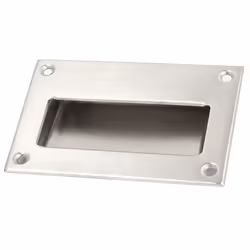 Poignée encastrée - SOURCING MAP - Acier inoxydable - 128x83x20mm - Couleur argenté - Simple