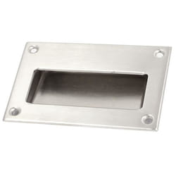 Poignée encastrée - SOURCING MAP - Acier inoxydable - 128x83x20mm - Couleur argenté - Simple