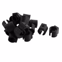 Patins de Chaise - SOURCING MAP - 20 Pcs - Plastique - Diamètre 16mm - Noir