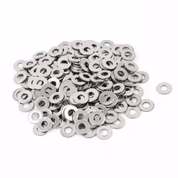 Rondelle M3 - SOURCING MAP - Acier Inoxydable 304 - Lot de 200 - Argenté - Brillant