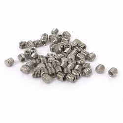 M3 x 3 mm en acier inoxydable Hex Socket Set Cap point Grub Vis 50 pcs