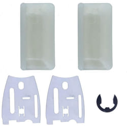 Plaque de barre de guidage et kit de bande de pare-chocs ajustement pour Husqvarna 268 272 272XP 266 61 66 Pièces de tronçonneuse