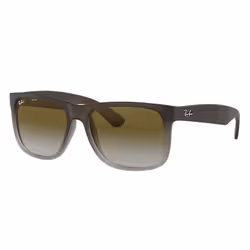 Ray-Ban JUSTIN CLASSIC, Adulte, Unisexe, Carré, Marron, Verres non polarisés, Nylon