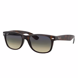 Ray-Ban NEW WAYFARER CLASSIC, Adulte, Unisexe, Carré, Tortue, Verres polarisés, Nylon