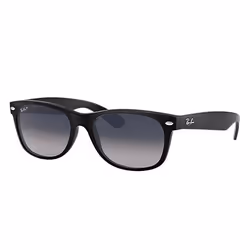 Ray-Ban NEW WAYFARER CLASSIC, Adulte, Unisexe, Carré, Noir, Verres polarisés, Nylon