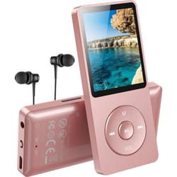 Lecteur MP3 - AGPTEK - A02 - 16Go - Écran 1.8 Pouces - Autonomie 70 Heures - Or Rose