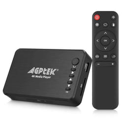 Lecteur Multimédia 4K - Noir - HDMI/AV/VGA - Support 14TB HDD - Lecture jusquà 256G USB/SD