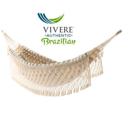 Hamac - VIVERE - HONEY ISLAND - Double - Coton Brésilien 100% - Ultra Large 385x170 cm