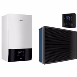 Pac air/eau Daikin Altherma 3R MT W 8kw ELBH12E6V + ERRA12EV3 Haute température pack comprenant : unité extérieure 12 kw ERRA ...