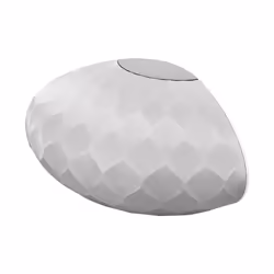 Bowers & Wilkins Formation Wedge haut-parleur Argent, Blanc Sans fil