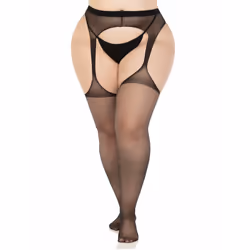 Leg Avenue 1901Q_00107 Collant et chaussette Noir