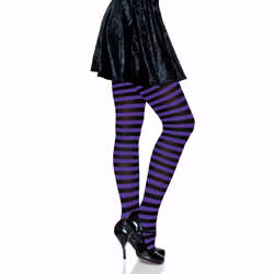 Leg Avenue 7100_03922 Collant et chaussette Noir, Violet