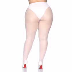 Leg Avenue 9001Q_00207 Collant et chaussette Blanc