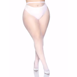 Leg Avenue 9001Q_00207 Collant et chaussette Blanc - Vue supplémentaire 4