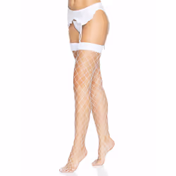 Leg Avenue 9014_00222 Collant et chaussette Blanc