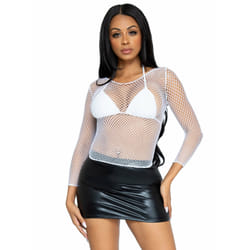 Leg Avenue 8278_00222 ensemble de lingerie et body Blanc